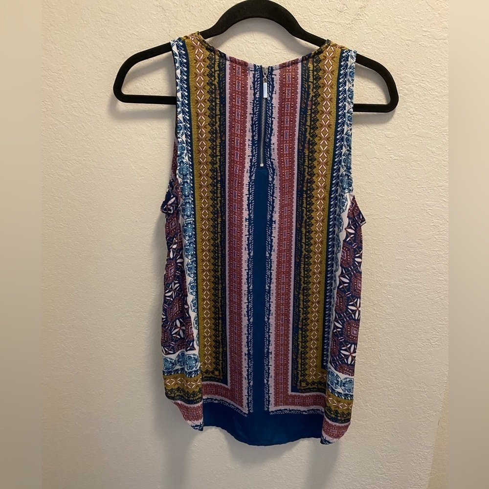 Fourteenth Place Aztec Boho Style Blouse - Picture 2 of 6